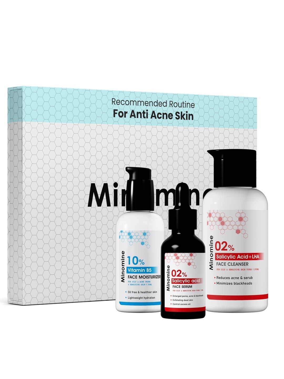 Minomine Set Of 3 Anti-Acne Skincare Routine Kit-image-21