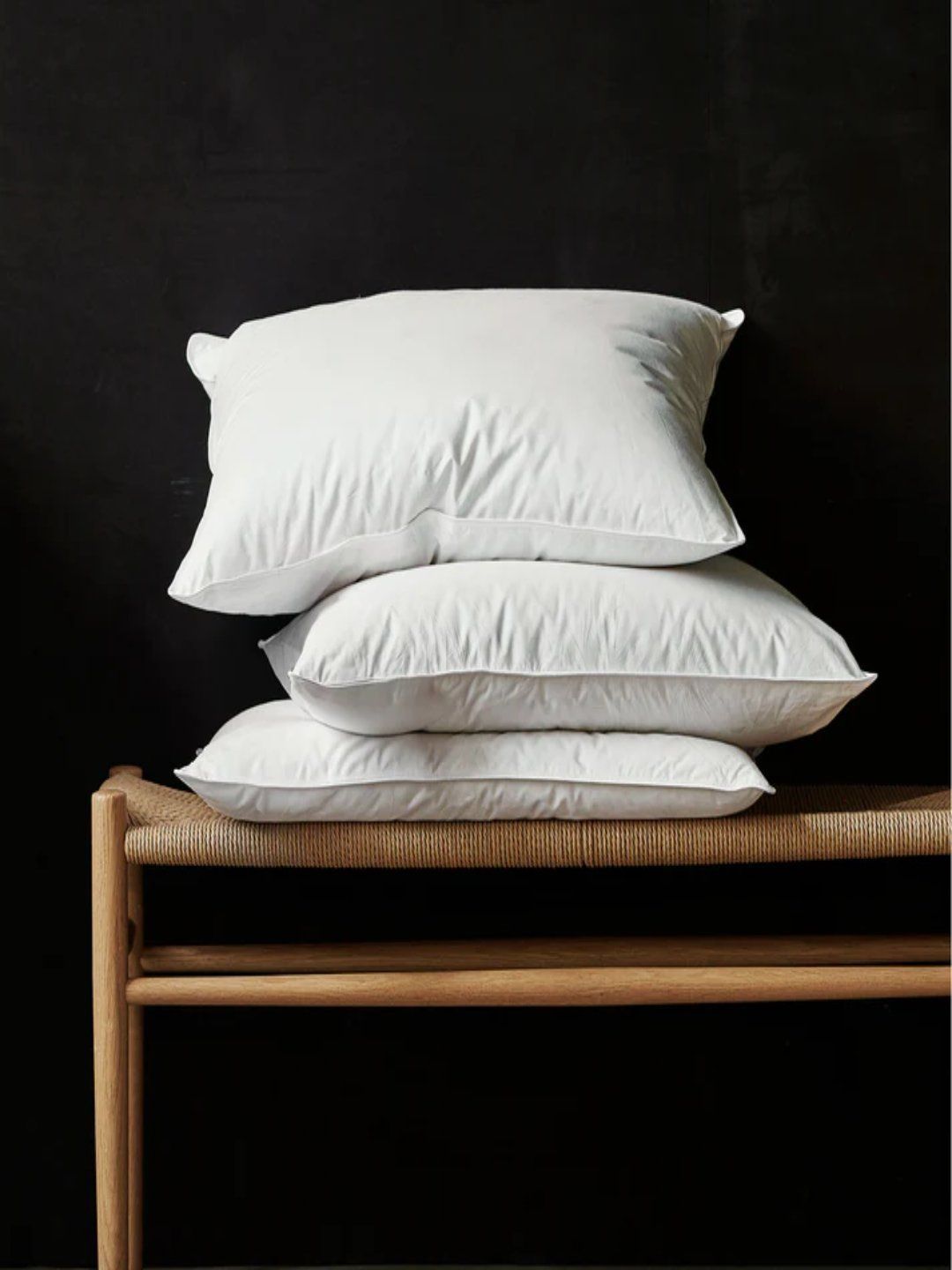 SHRNM White Feathers Filled Cotton Lightweight Sleep Pillow-picture-36