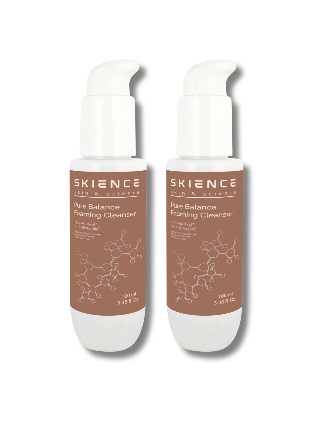 SKIENCE Set Of 2 Pure Balance Foaming Cleanser - 100 ml Each-picture-11