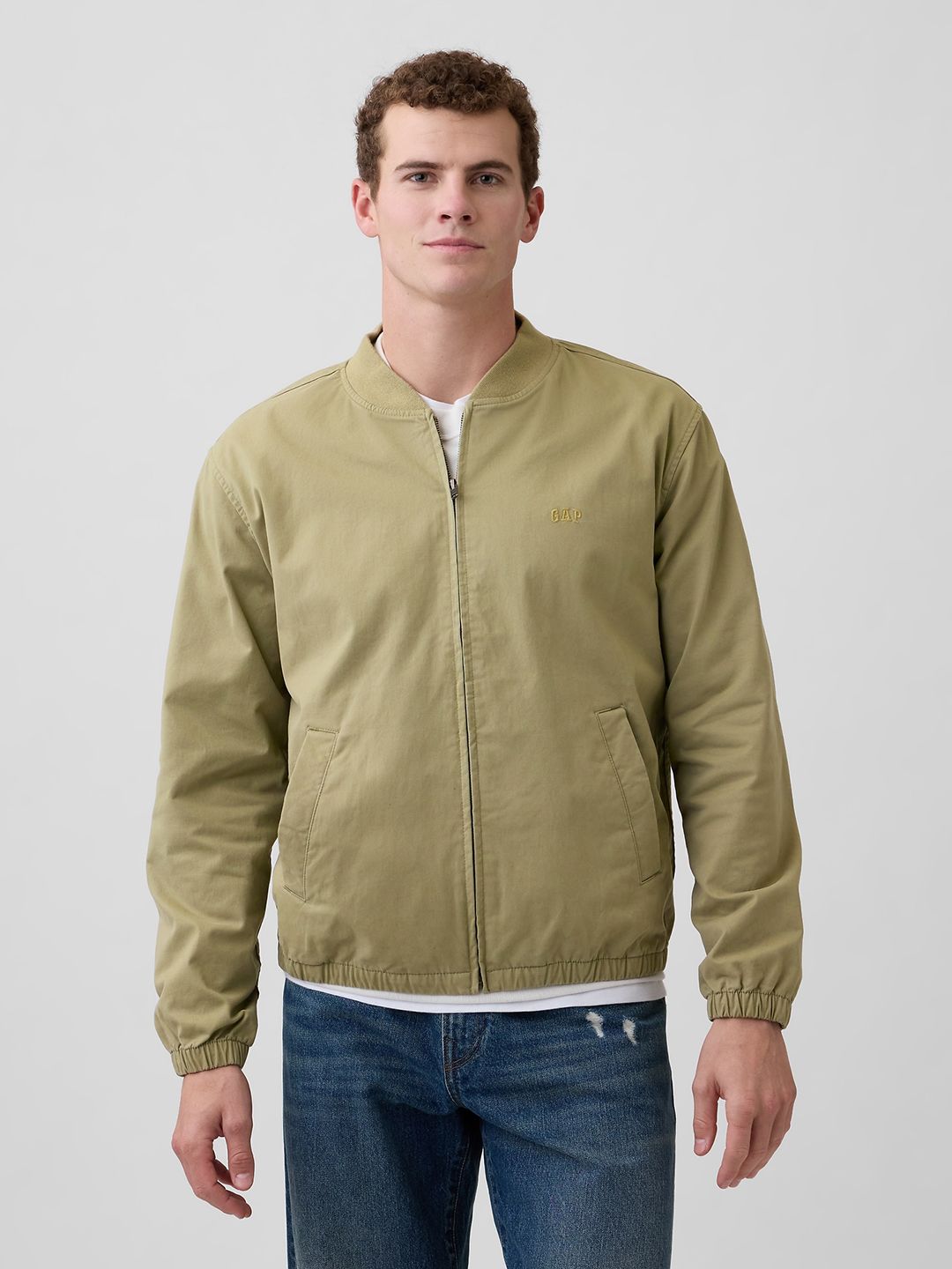 GAP Stand Collar Tailored Jacket-picture-15