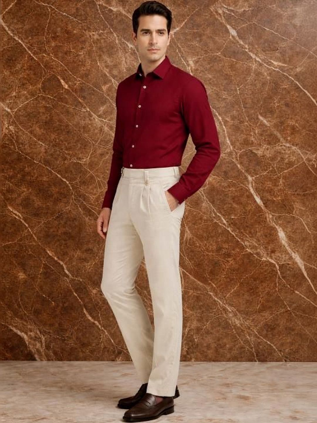 The Roadster Lifestyle Co Slim Fit Trousers-picture-56