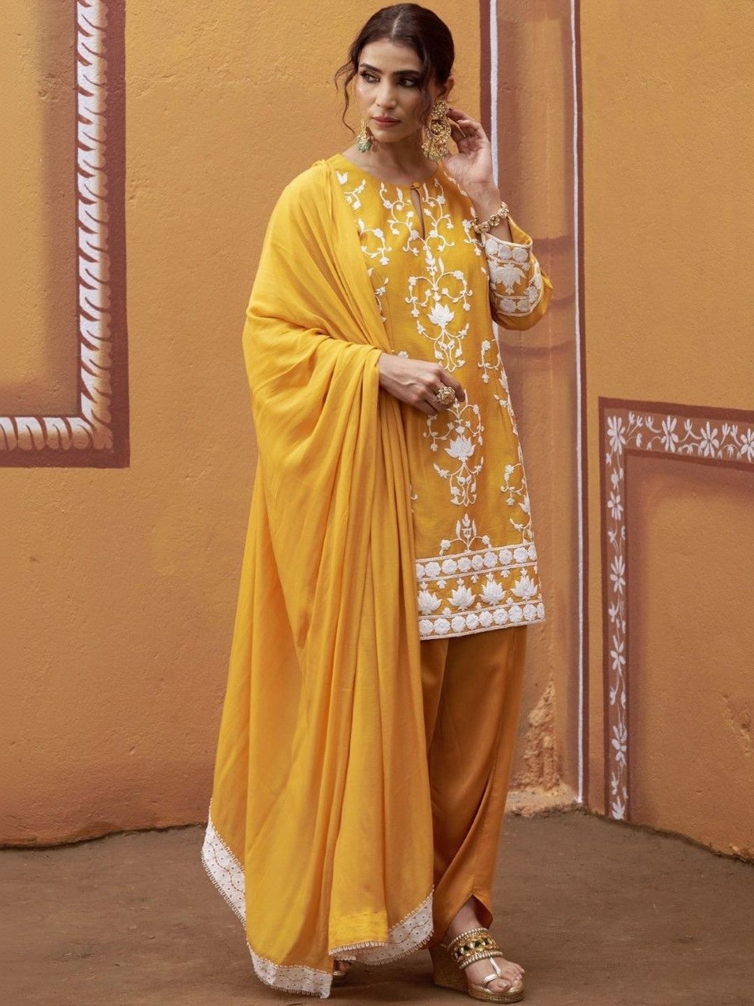 THETAA Women Chanderi Silk Silk Blend-picture-19