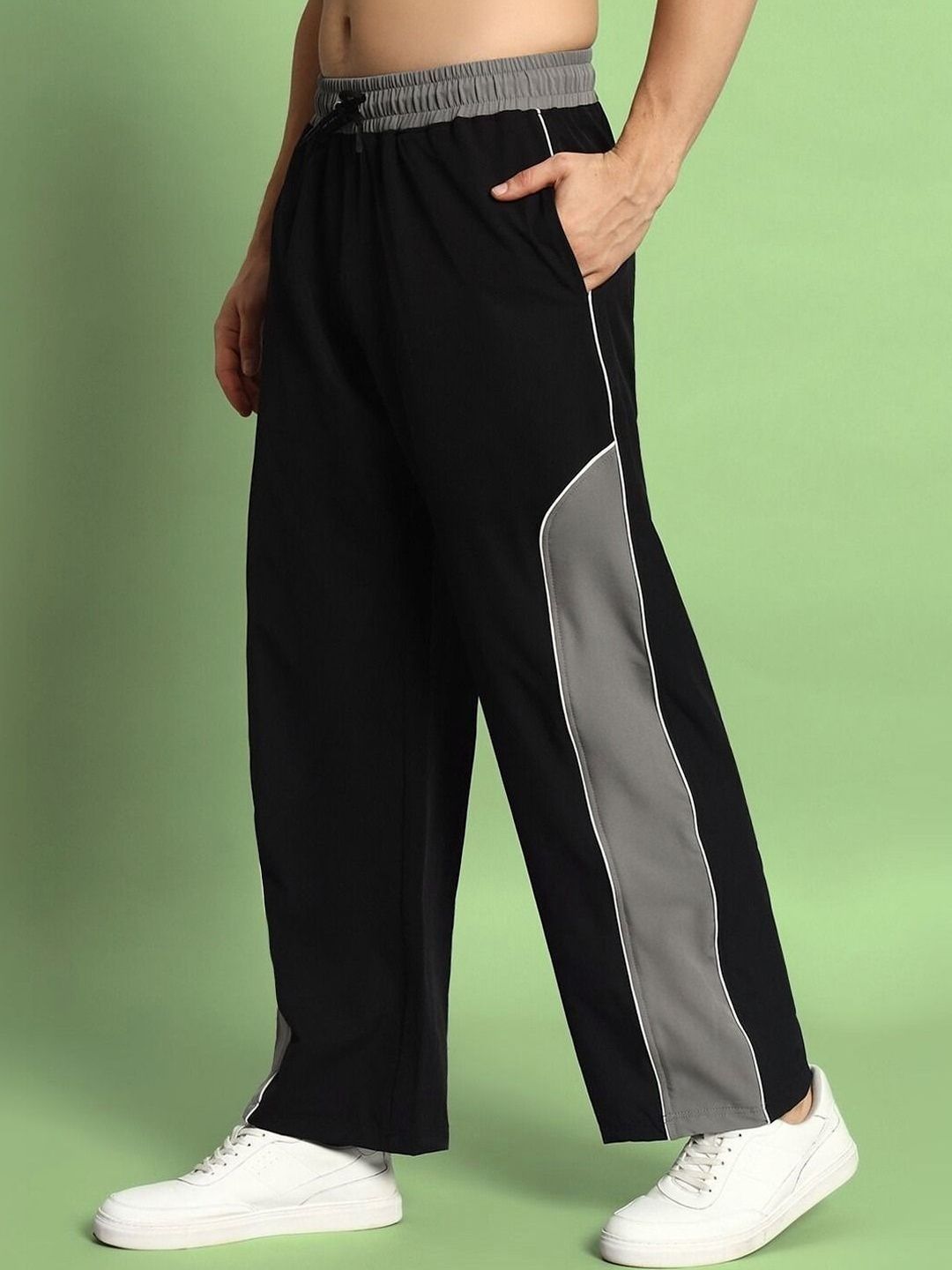 MODALEN Men Relaxed Fit Track Pants-image-29