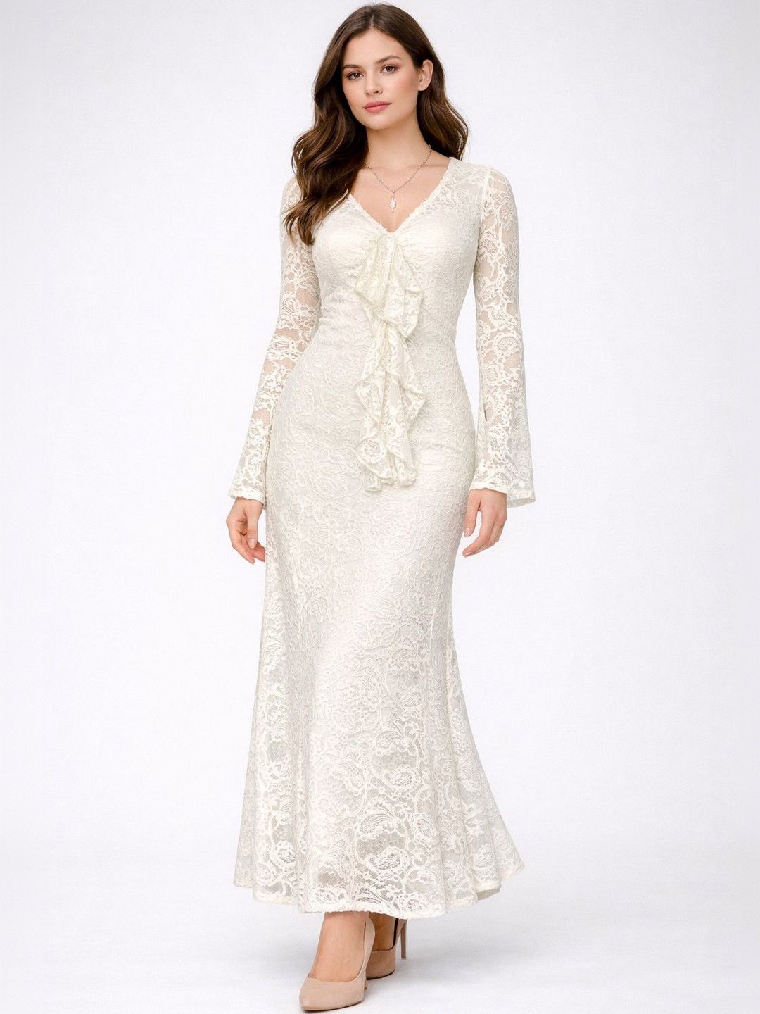Suo Fit & Flare Maxi Dress-picture-32