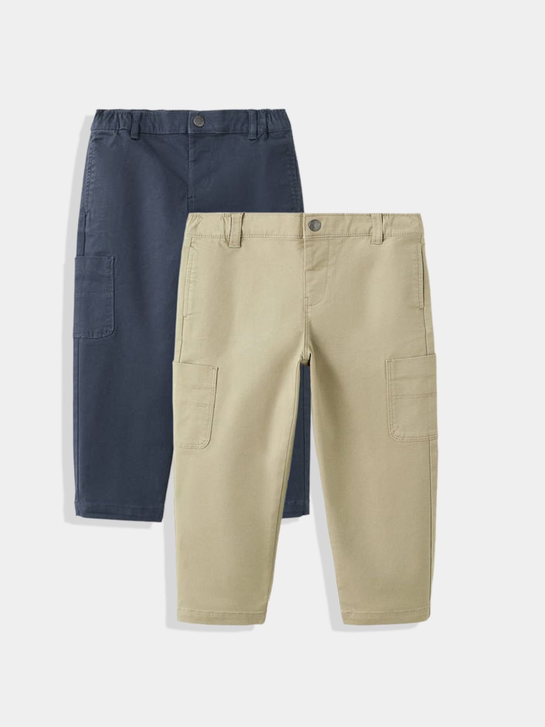 Mango Kids Boys Pack Of 2 Cargos Trousers-picture-26