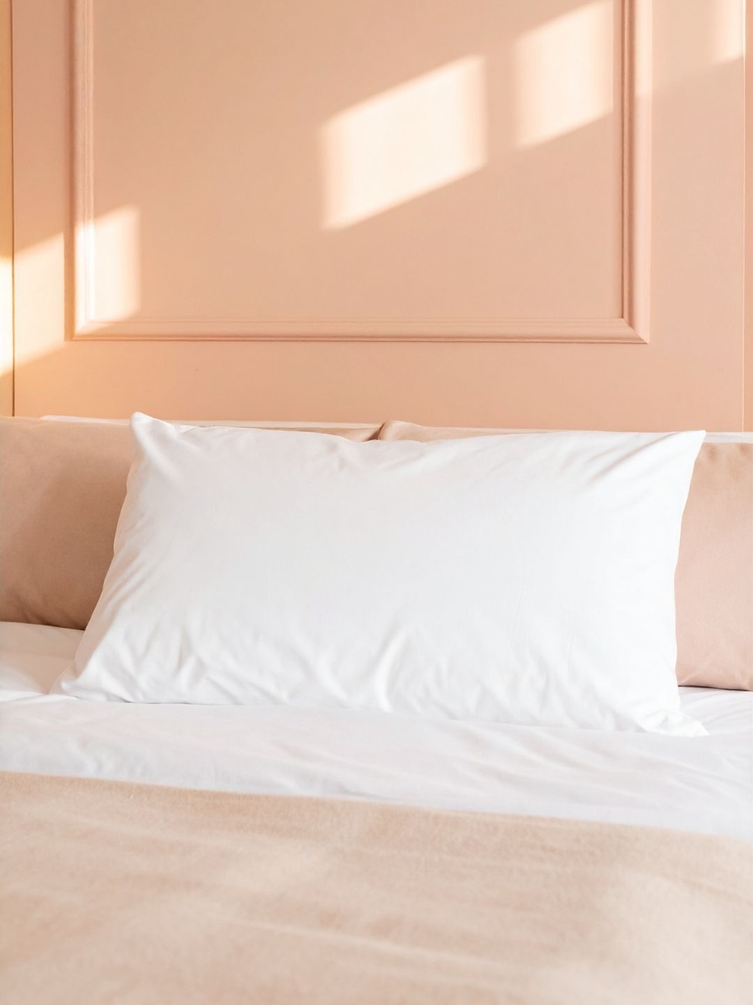 SHRNM White Feathers Filled Cotton Lightweight Sleep Pillow-image-44