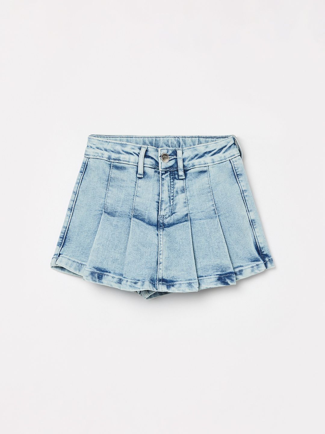 Fame Forever by Lifestyle Girls Cotton Blend Above Knee Skorts Skirt-picture-11