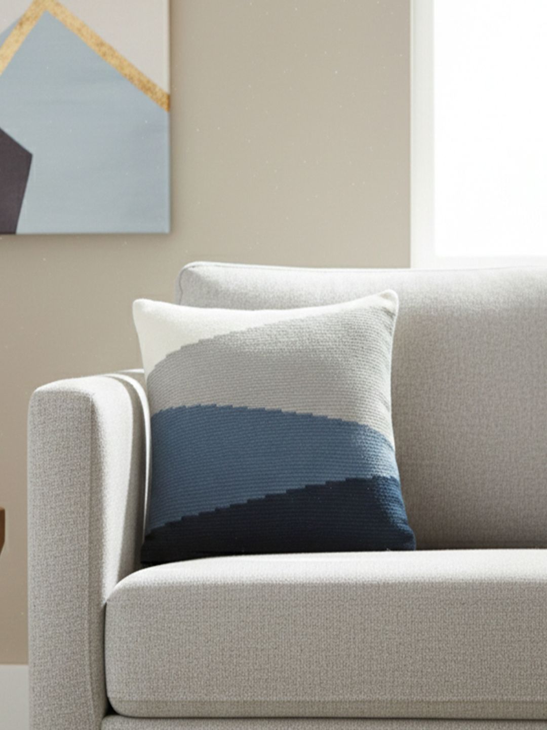 Pluchi Grey Abstract Cushion Covers-image-11