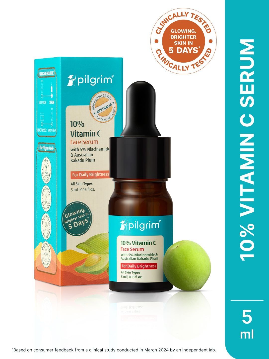 Pilgrim 10% Vitamin C Face Serum With 5% Niacinamide & Australian Kakadu Plum - 5ml-picture-33