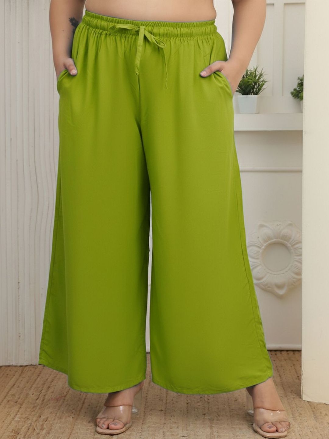 KALINI Women Flared Ethnic Palazzos-picture-52