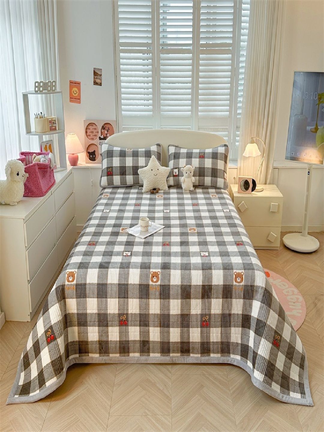 JC HOME 162TC Printed Superking Bedcover With 2 Pillow Cover-picture-26