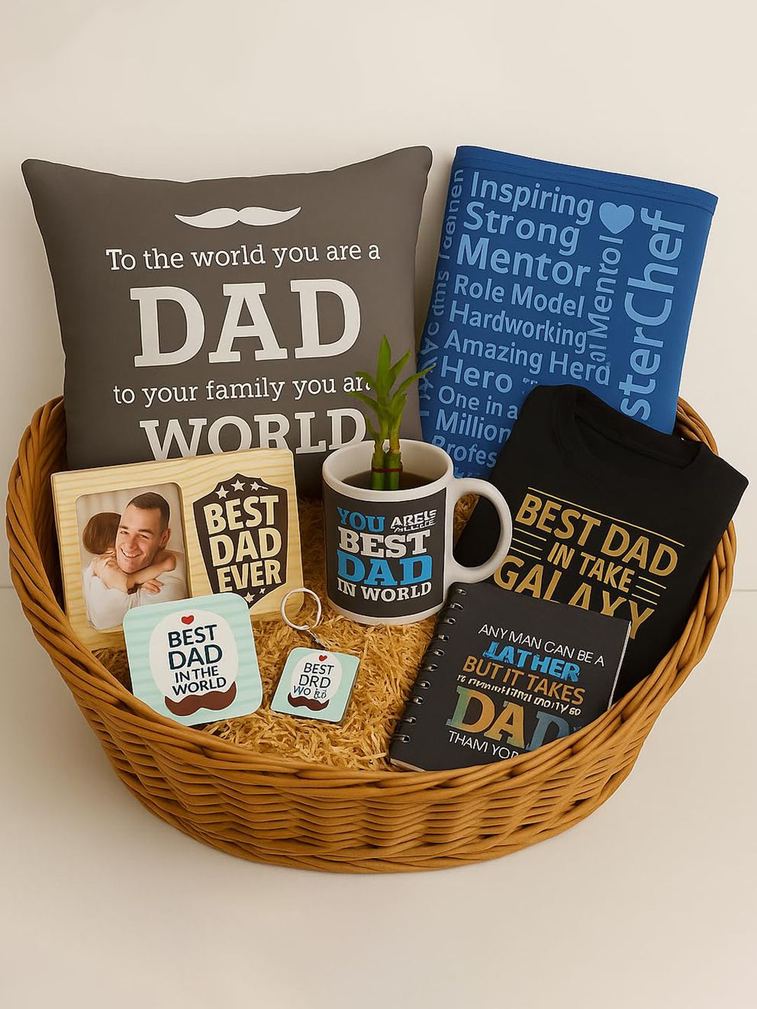 THEYAYACAFE Grey & Blue 5 Pcs Home Gift Set-image-31