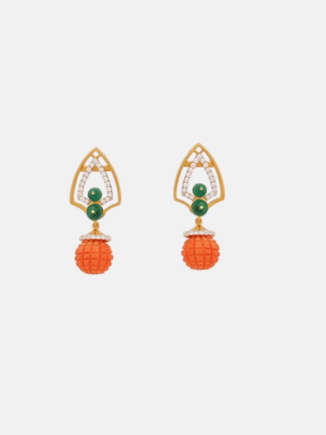 C KRISHNIAH CHETTY JEWELLERS PVT LTD 18 Kt Gold Earrings - 6.31 g-image-48