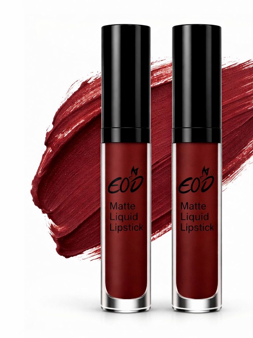 EOD Set Of 2 Matte Liquid Lipstick - 3 ml Each - Maroon 08-picture-3