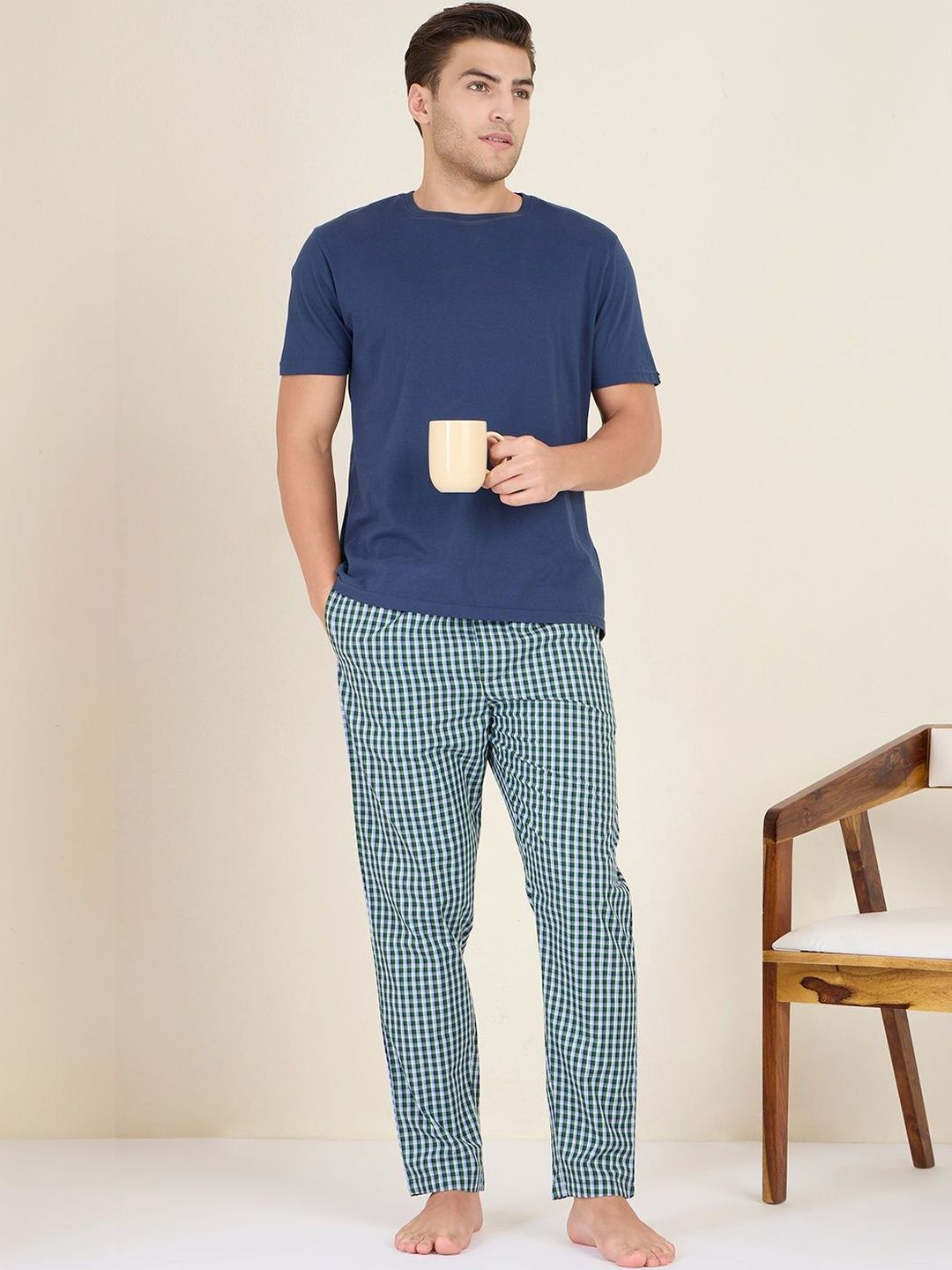 ETC Men's Checks Lounge Pant-picture-49
