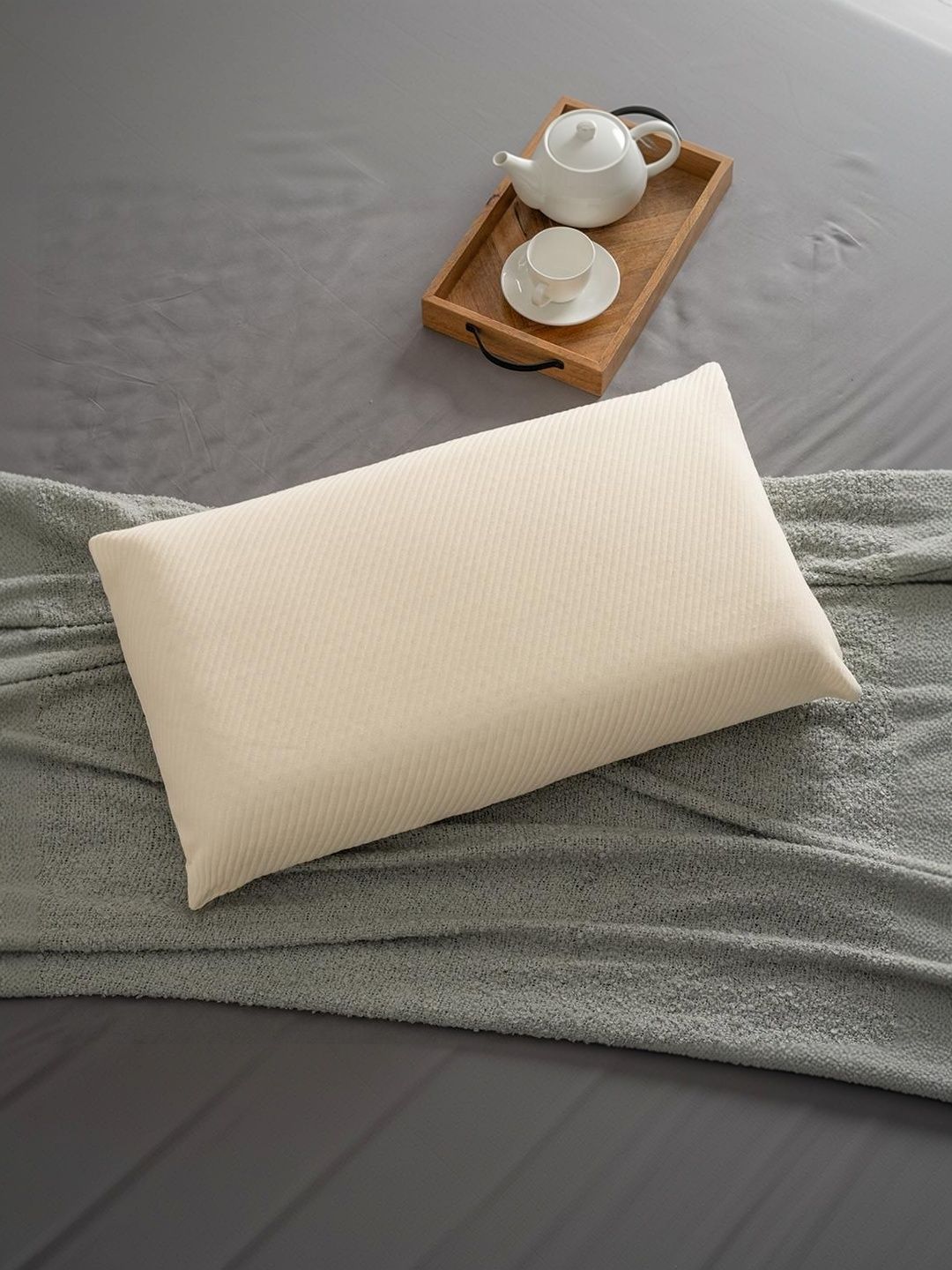 wakefit Off White Polycotton Ultra Soft Sleep Pillow-picture-22