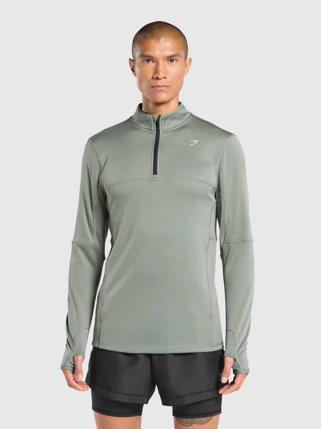 Gymshark Running One Fourth Zip Sweatshirt-picture-16