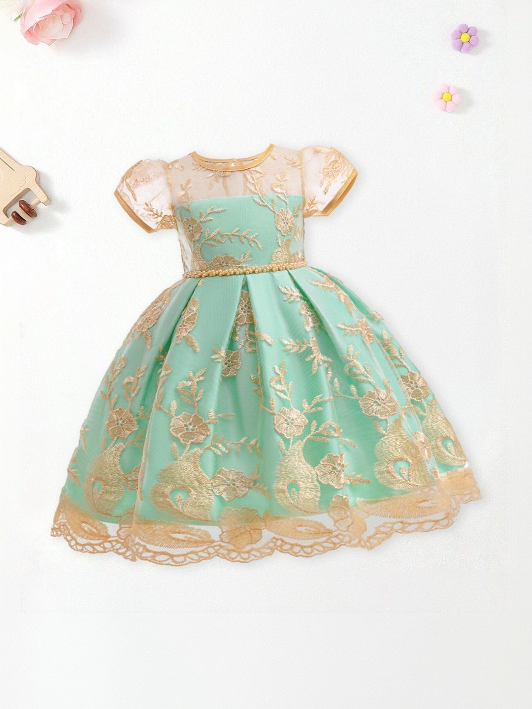 FOREVER FRIDAY Embroidered A-Line Dress-image-35
