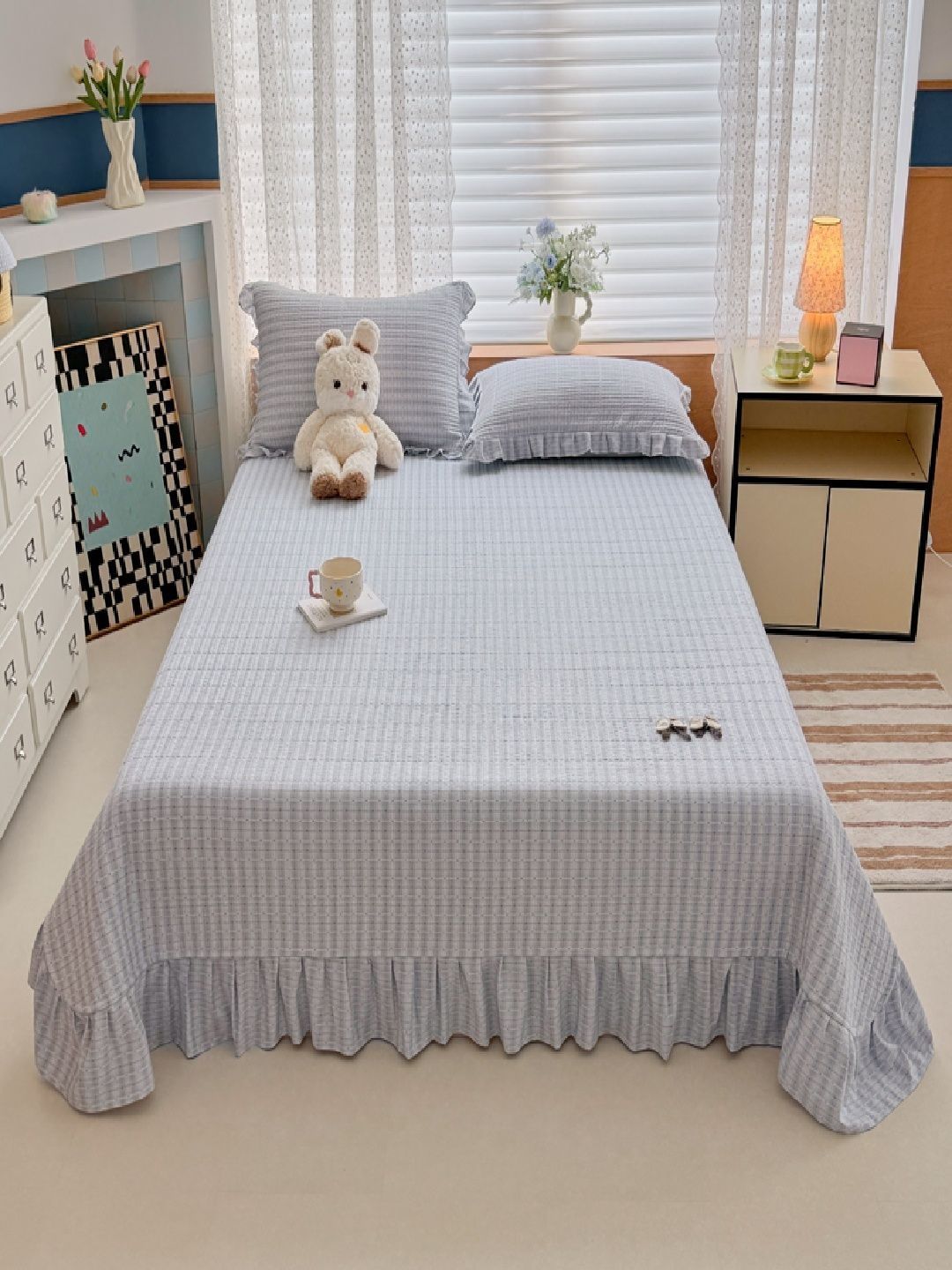 JC HOME 162TC Printed Superking Bedcover With 2 Pillow Cover-picture-55