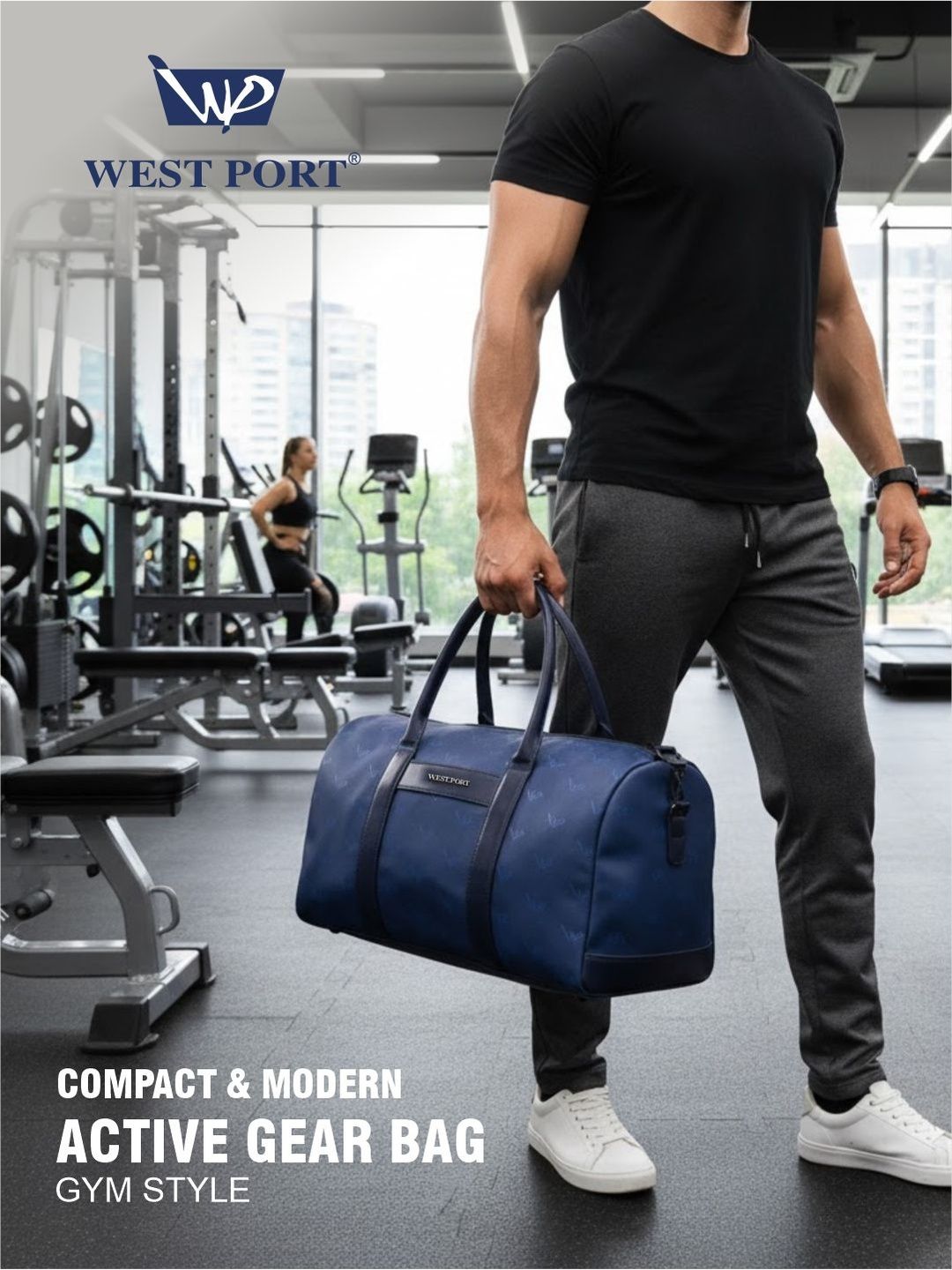 West Port Printed Medium Sports or Gym Duffel Bag-picture-44