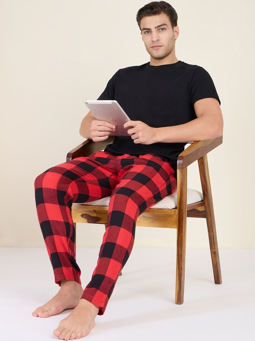ETC Men's Checks Lounge Pant-picture-28