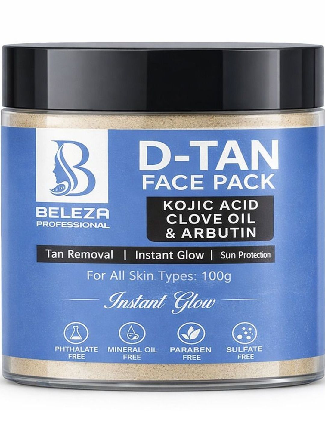 Beleza Professional D Tan Face Pack for Tan Removal - 100 g-image-5