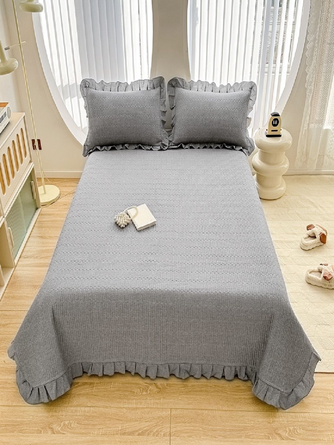 JC HOME 162TC Printed Superking Bedcover With 2 Pillow Cover-picture-37