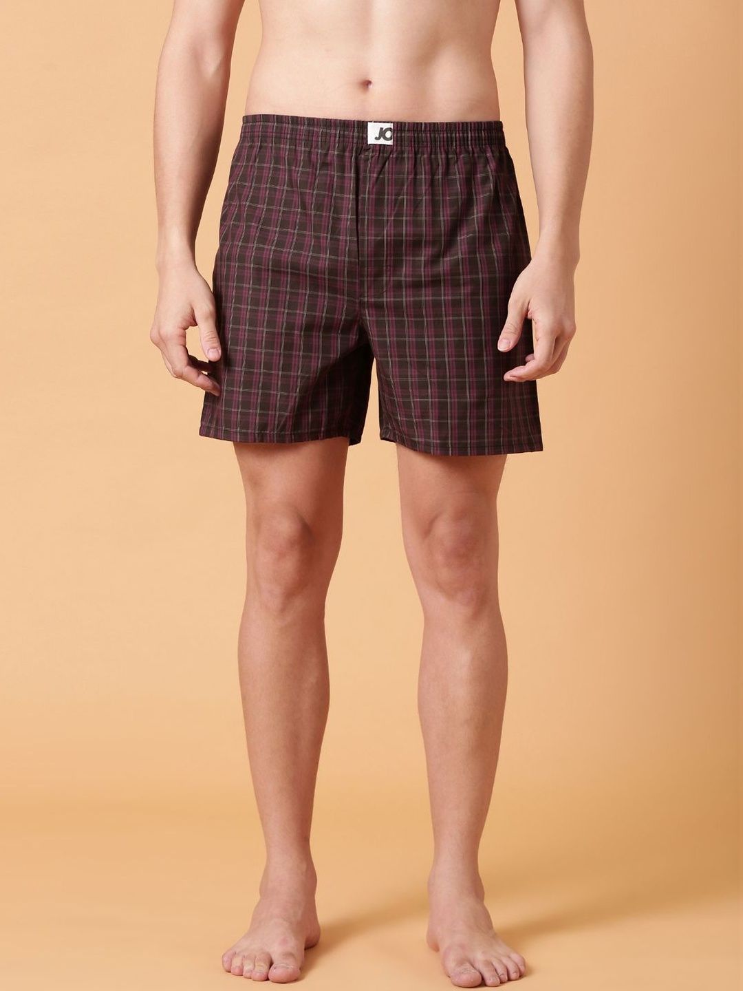 Joven Pack Of 2 Checked Cotton Boxers-picture-19