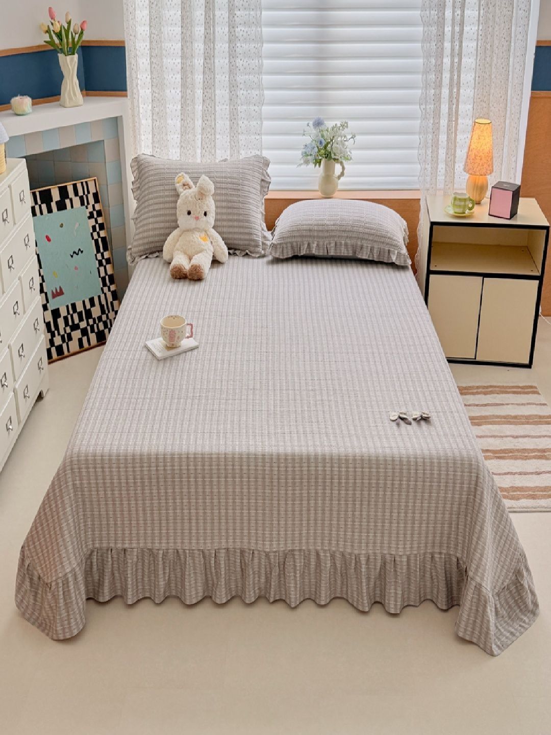 JC HOME 162TC Printed Superking Bedcover With 2 Pillow Cover-picture-29