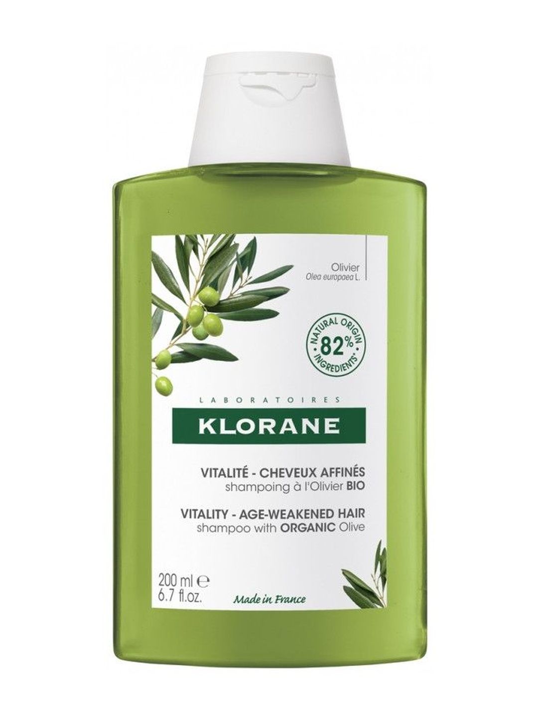 KLORANE Vitality Age-Weakened Hair Shampoo With Organic Olive - 200 ml-image-42
