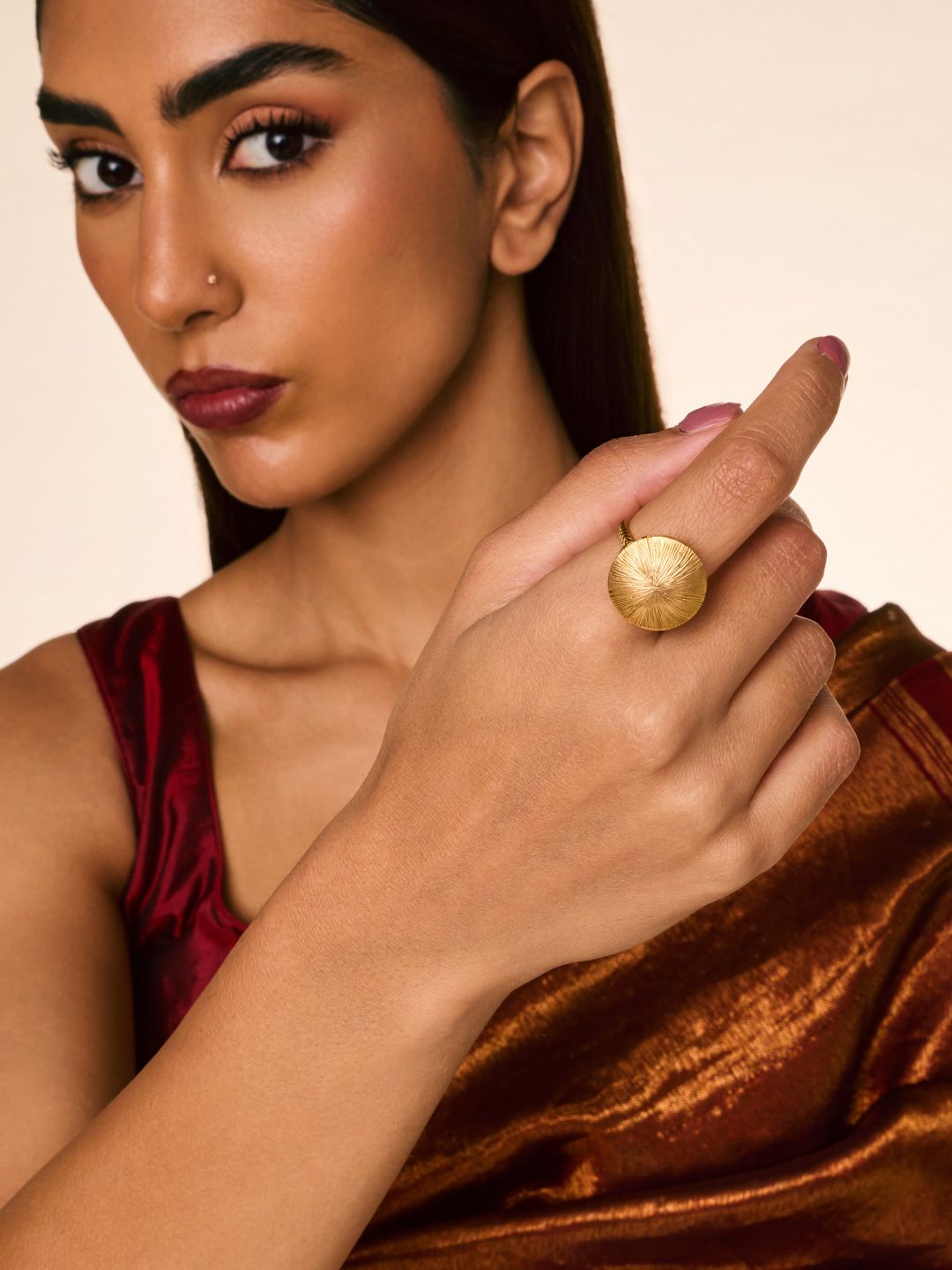 Kushal's Fashion Jewellery Gold-Plated Ring-picture-56