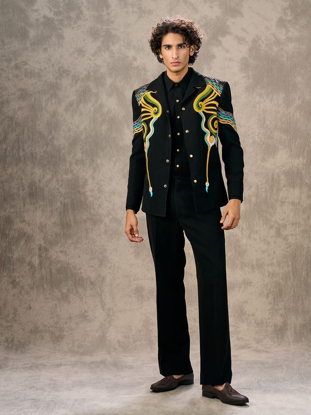 Twamev Embroidered 3-Piece Suits-picture-15