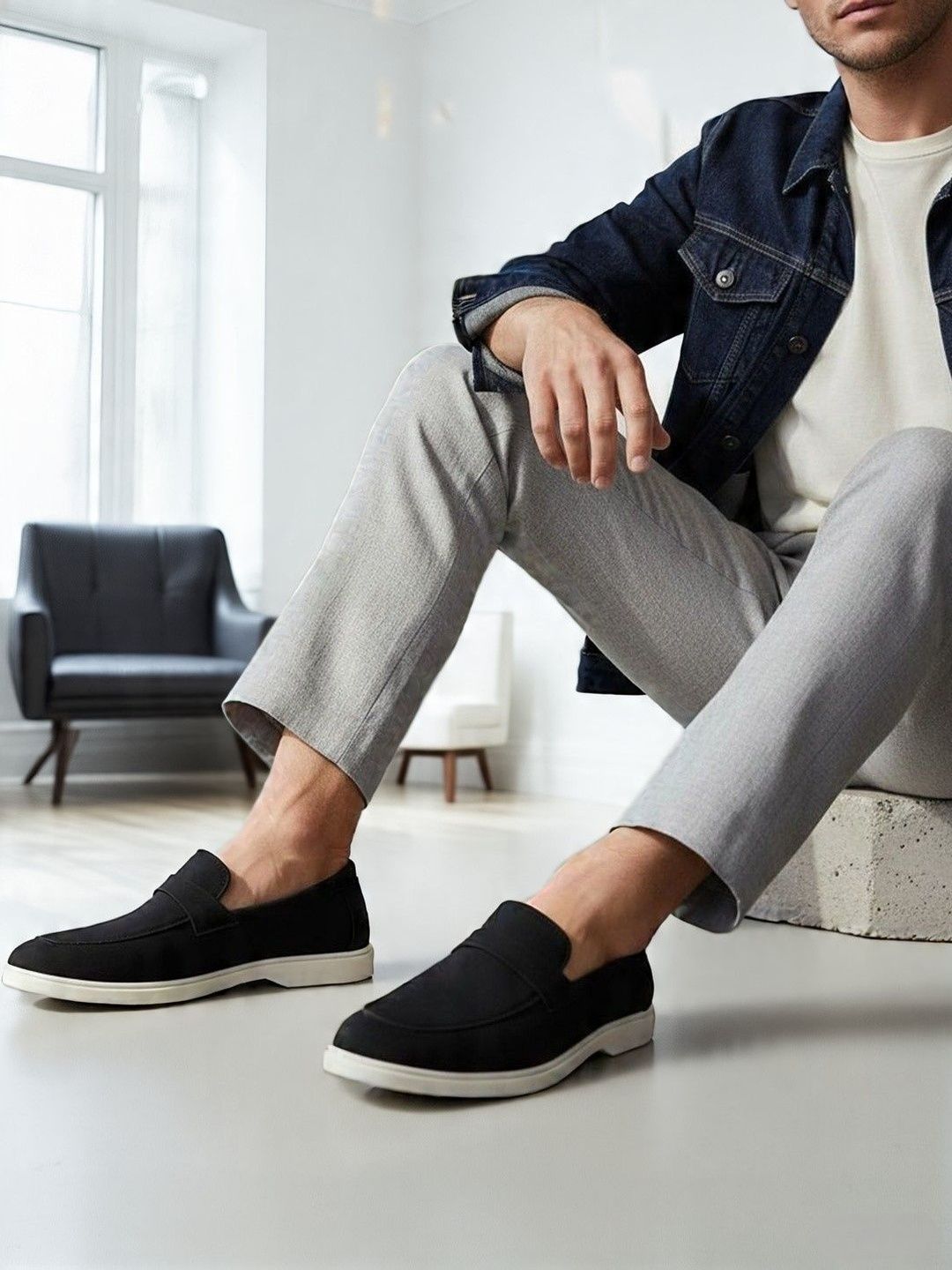 The Roadster Lifestyle Co Men Round Toe Loafers Casual Shoes-picture-55