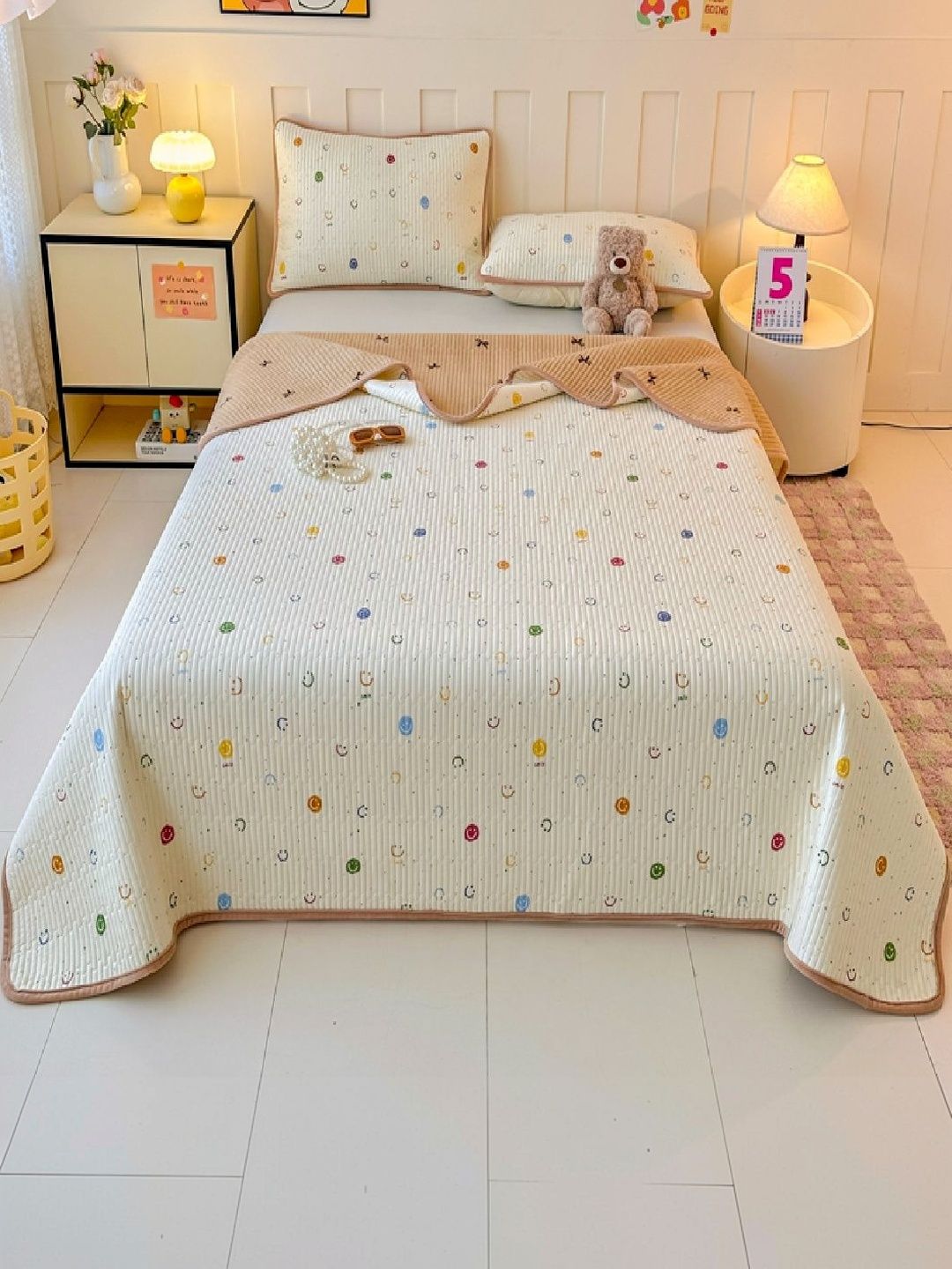 JC HOME 162TC Printed Superking Bedcover With 2 Pillow Cover-picture-33