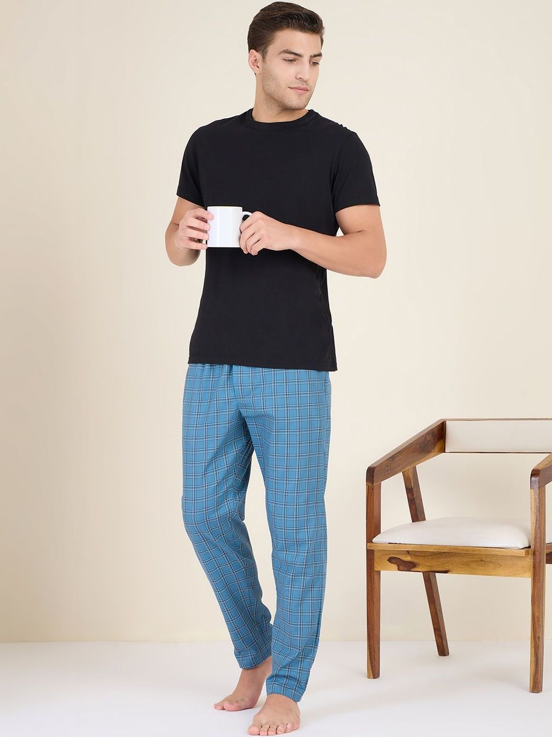 ETC Men's Checks Lounge Pant-picture-38