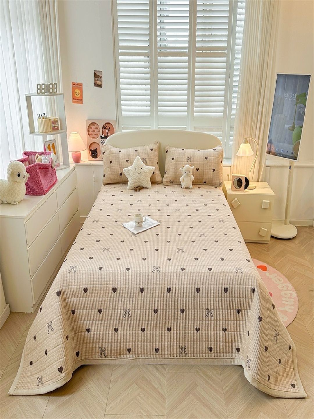 JC HOME 162TC Printed Superking Bedcover With 2 Pillow Cover-picture-39