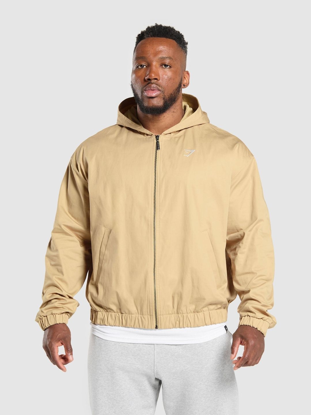 Gymshark Pure Cotton Oversized Hooded Jacket-image-6