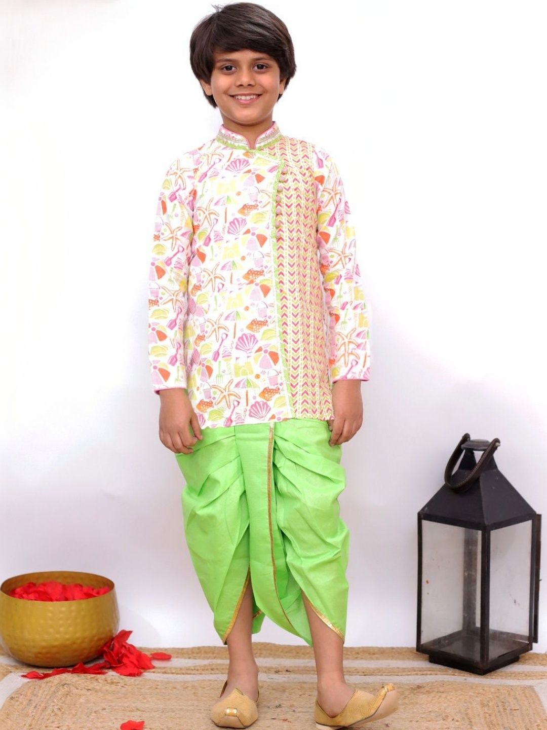 Twisha Boys Printed Dhoti Pants-image-35
