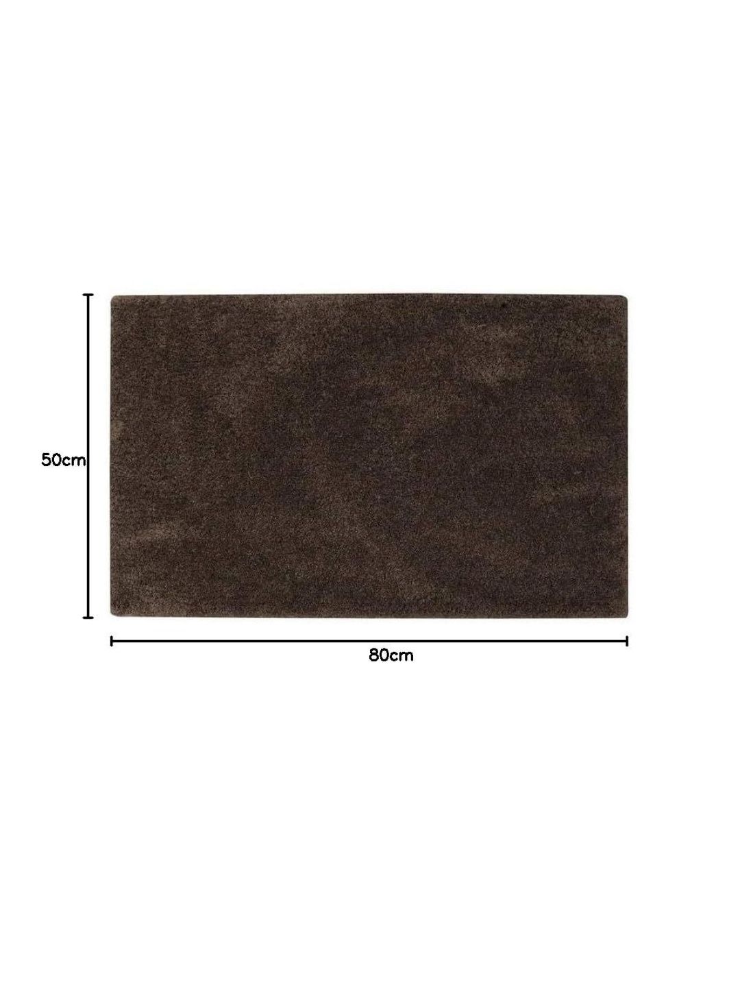 SPACES Yellow Textured 2376 GSM Anti-Skid Bath Rugs-image-42