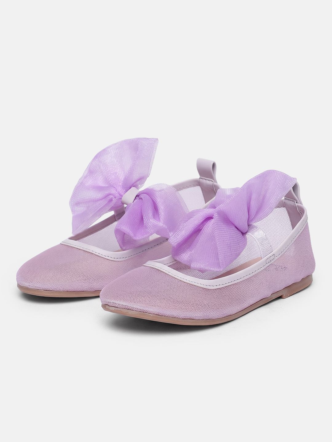 mothercare Girls Bow Woven Design Mary Janes Style Ballerinas-picture-22