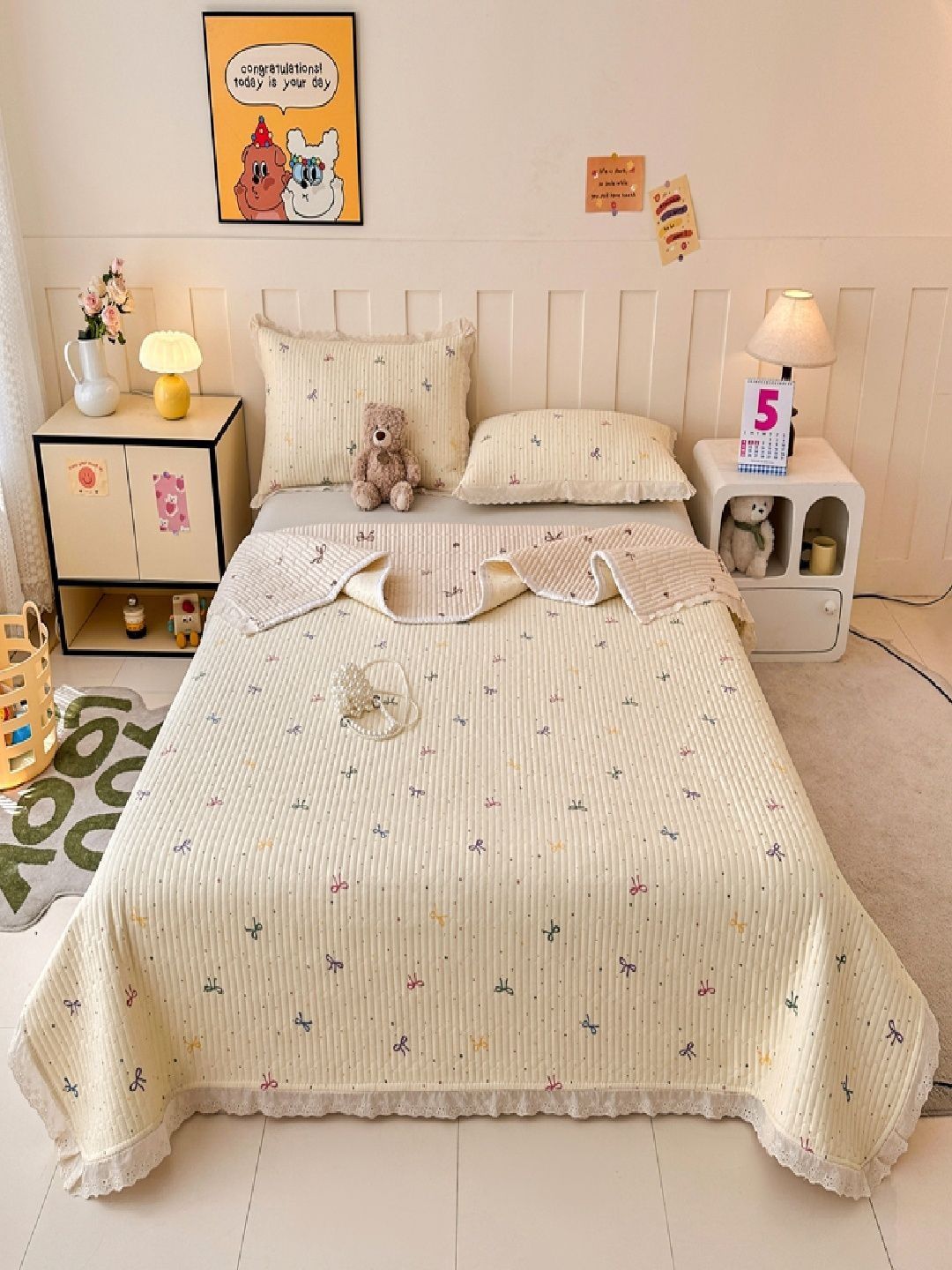 JC HOME 162TC Printed Superking Bedcover With 2 Pillow Cover-picture-57