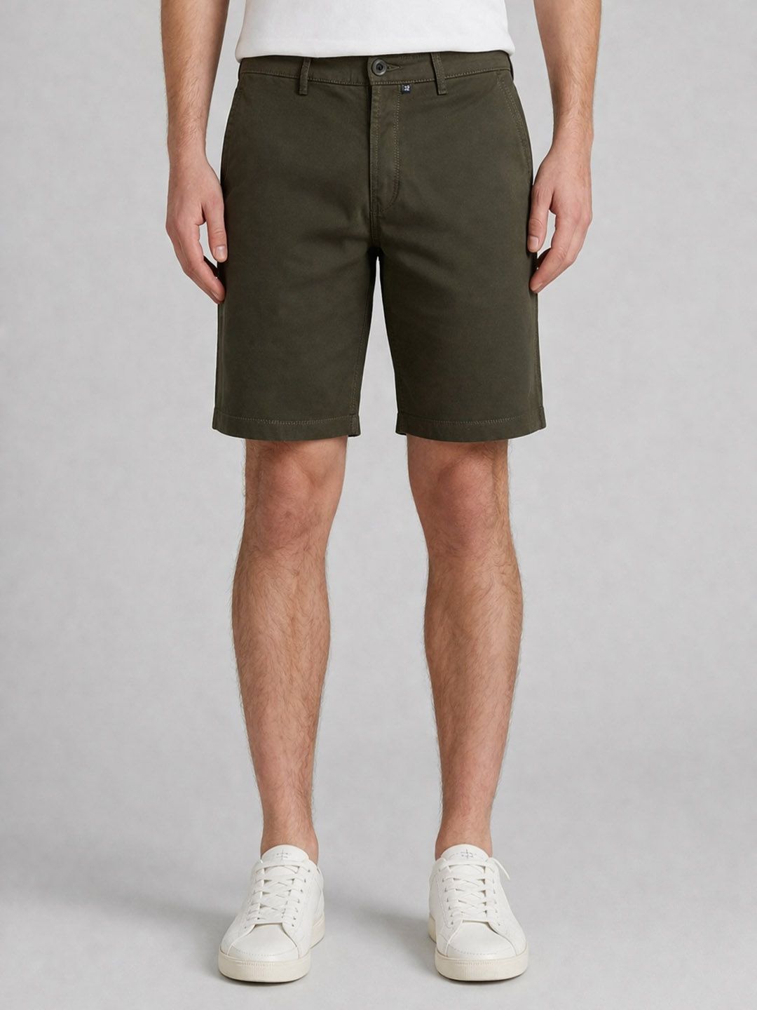 The Roadster Lifestyle Co. Men Solid Cotton Shorts-picture-24