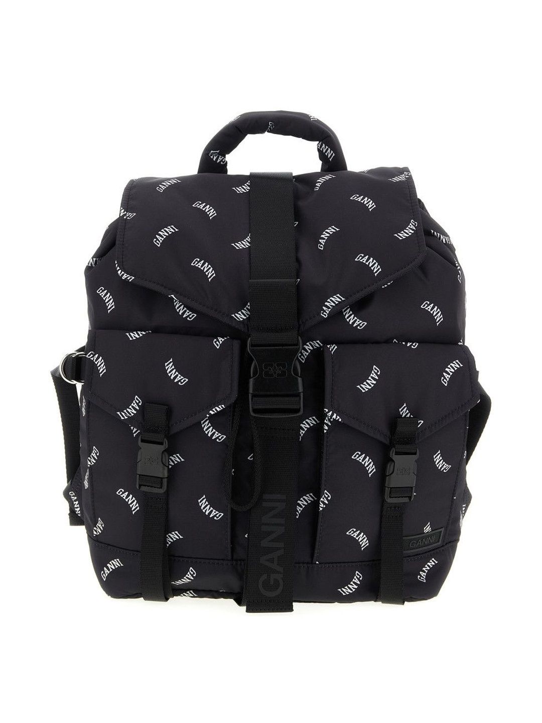 Ganni Black Re-Tech Backpack-picture-17