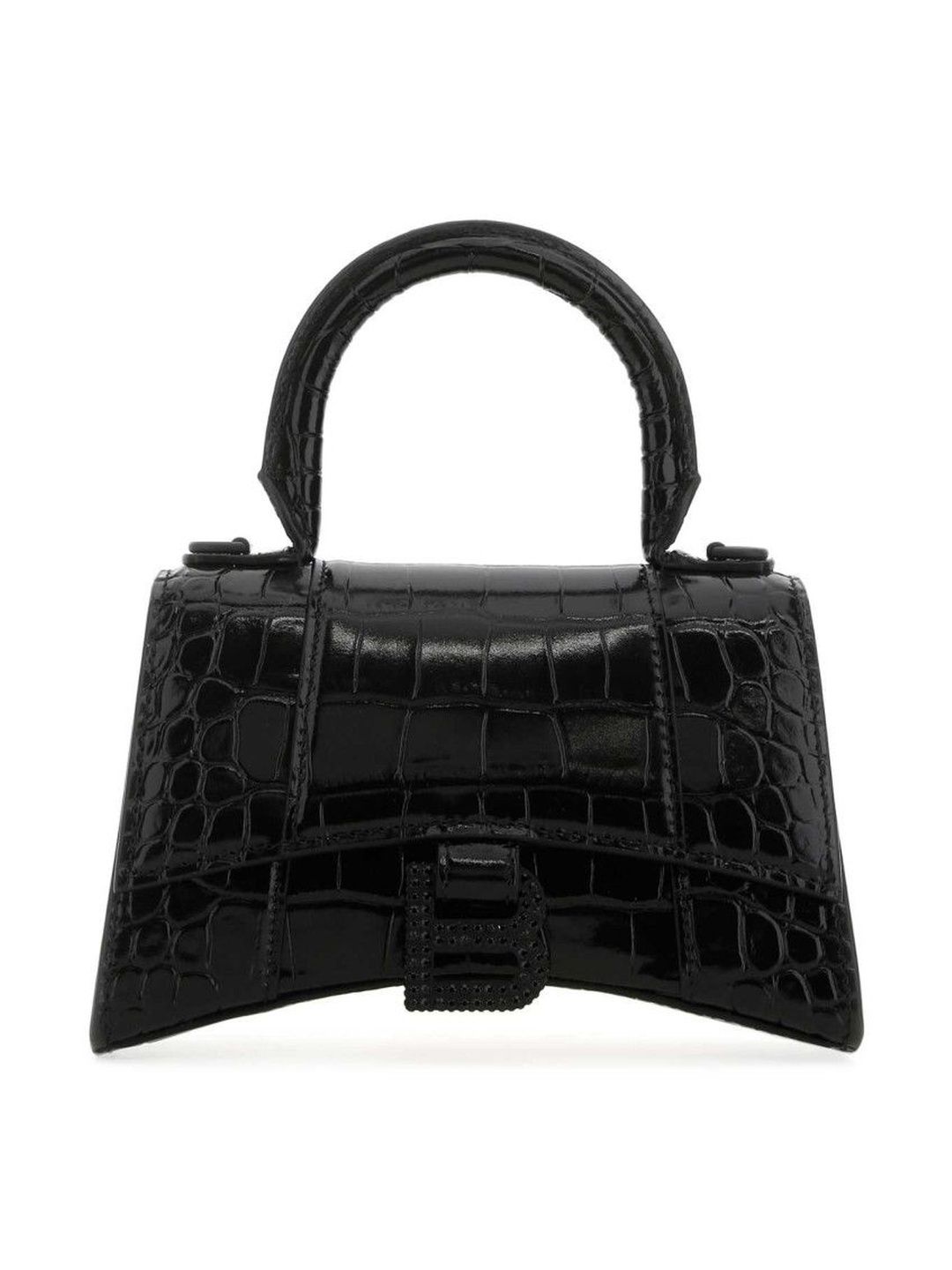 Balenciaga Black Hourglass Mini Satchel Bag-picture-50