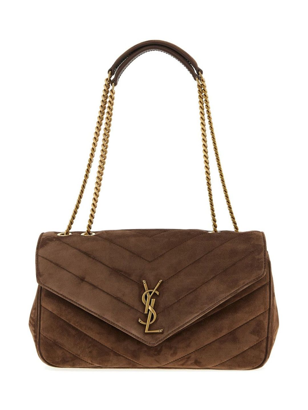 Saint Laurent Brown Loulou Medium Shoulder Bag-picture-14