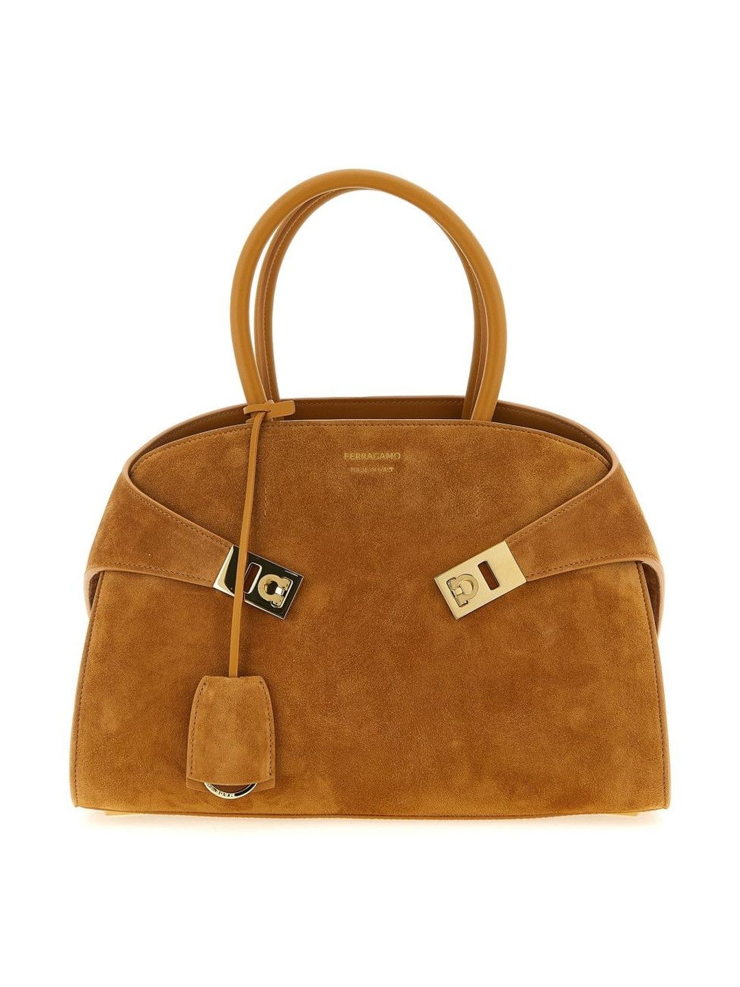 Ferragamo Beige Hug Small Satchel-picture-12