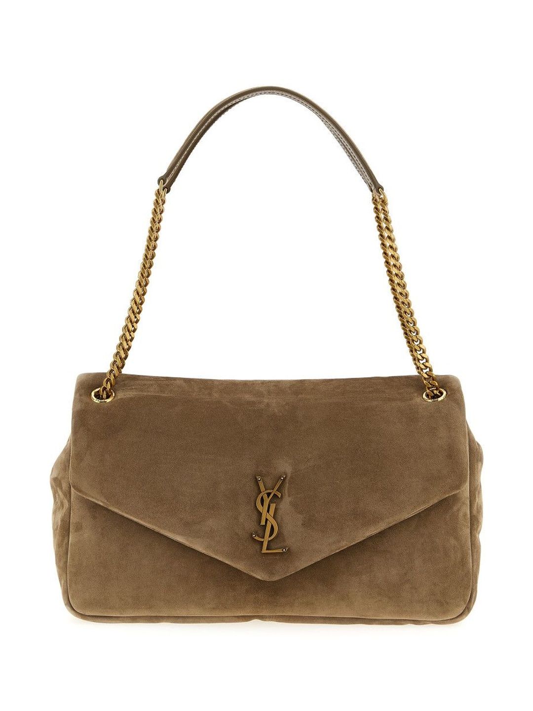Saint Laurent Beige Calypso Shoulder Bag-picture-30