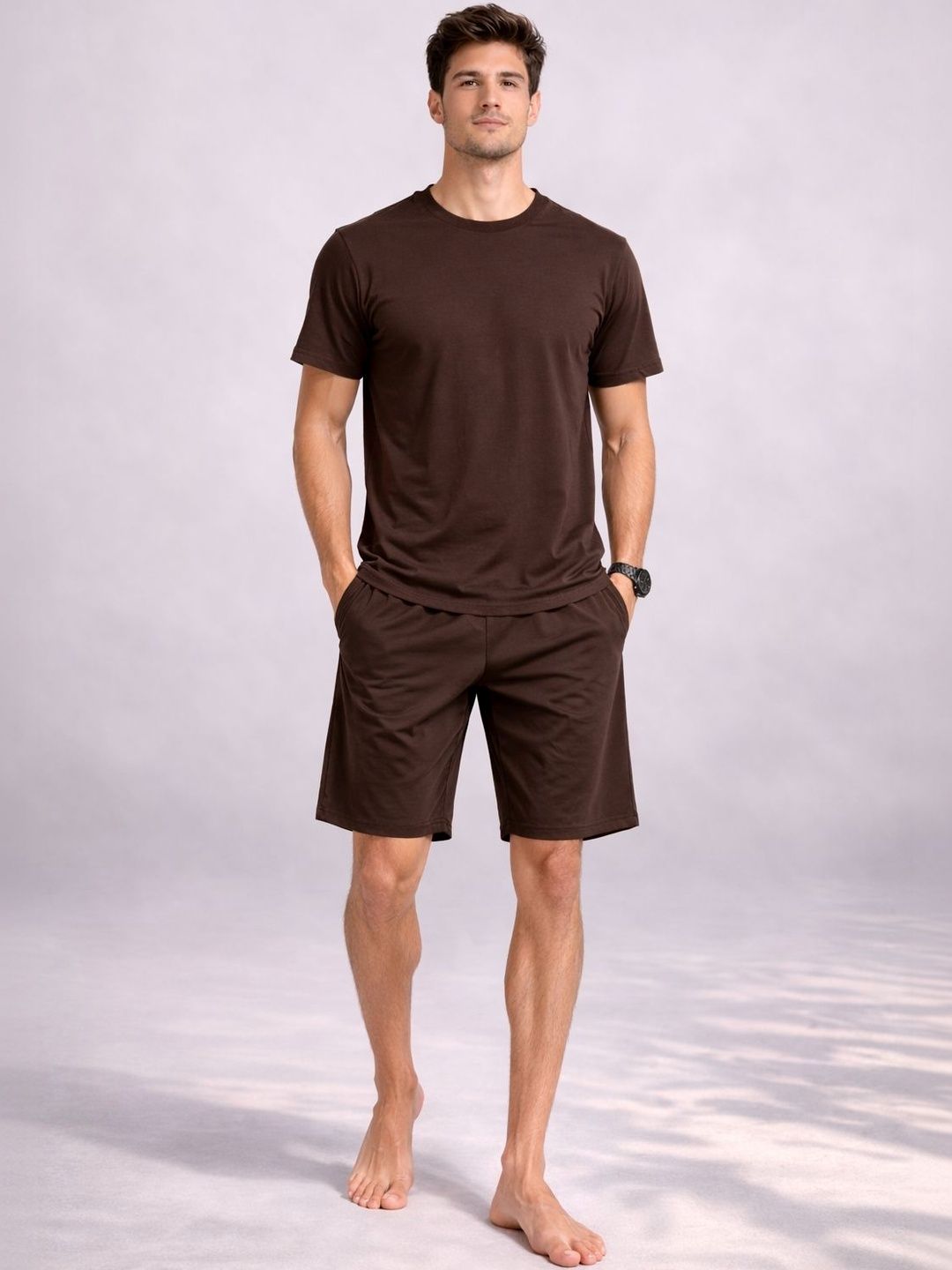 Raxedo Round Neck Short Sleeves Swim Set-image-8