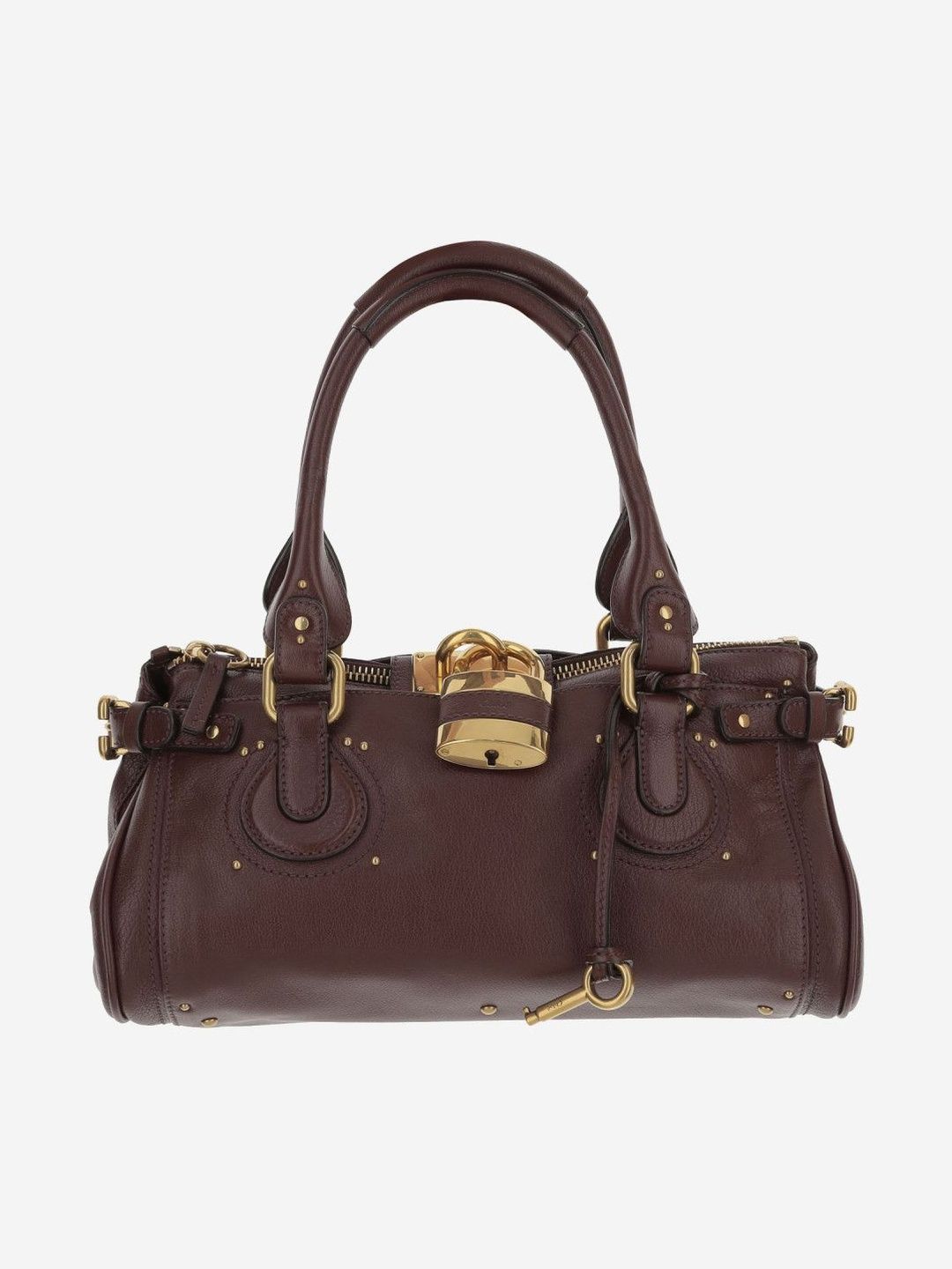 Chloe Maroon Paddington Shoulder Bag-picture-44