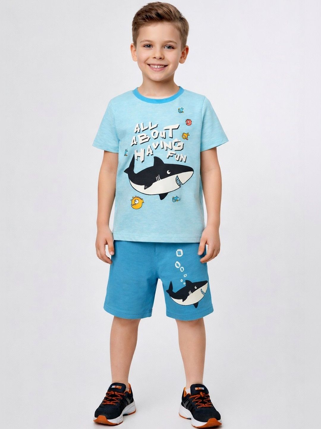 YK Boys Printed Night suit-picture-21